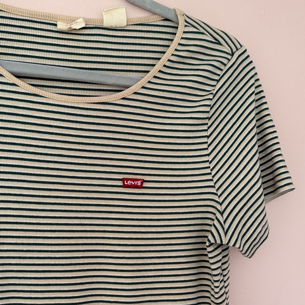 Levi's Striped Tee Womens XL - Picture 1 of 4